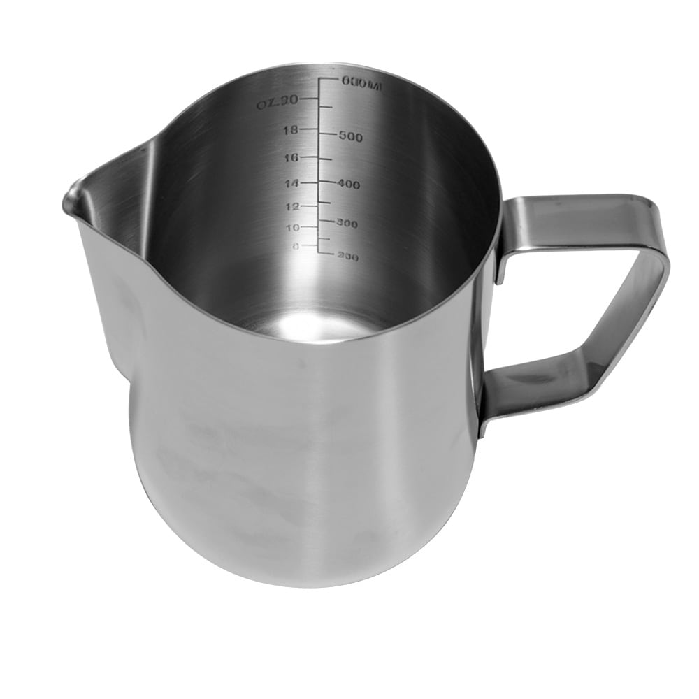 Melkeskummekanne 350 ml / melkekanne i rustfritt stål med latte art-penn / baristautstyr