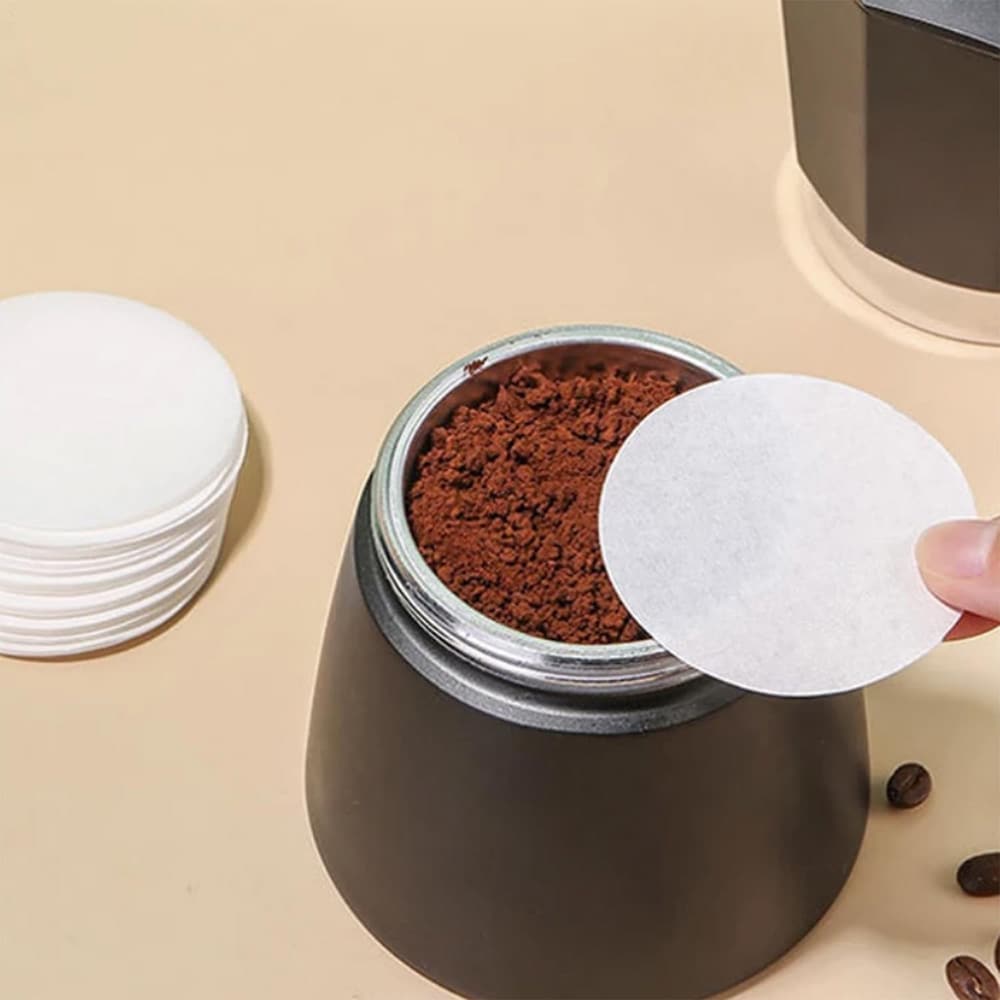 Kompatible papirfiltre til AeroPress / kaffefilter 6,3 cm i trefiber / 350 stk.