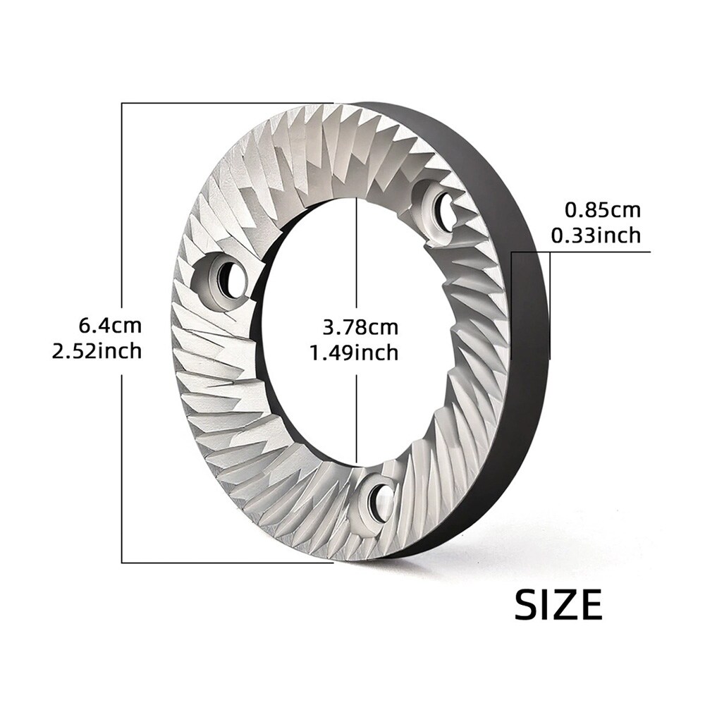 Flate kvernskiver til kaffekvern 64 mm / maleskiver i 420 rustfritt stål / 2 stk.
