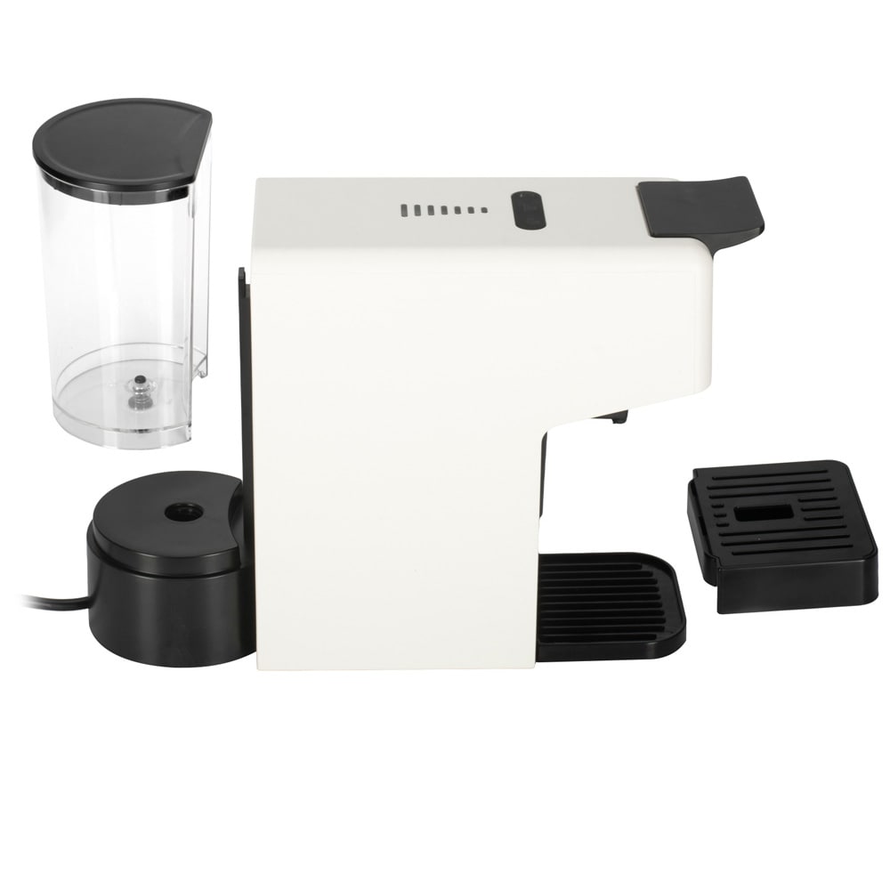 Adler AD 4391 kapselmaskin / kaffemaskin med melkeskummer, 20 bar og 8 kapseladaptere – Hvit/svart