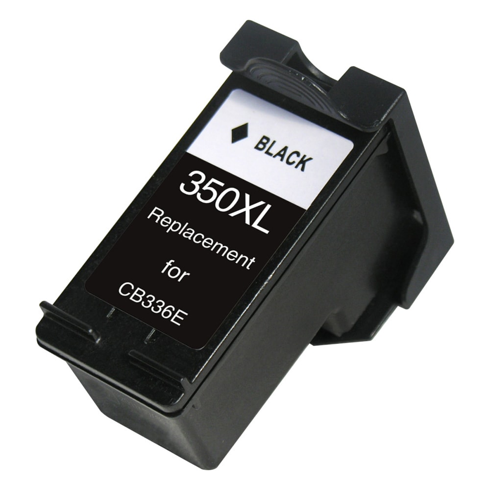 Blekkpatron til HP 350XL / renovert svart patron CB336EE / passer HP Officejet og Deskjet