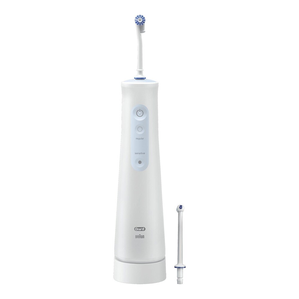 Oral-B AquaCare 4 vannflosser hvit / trådløs munndusj med Oxyjet / hydropulsator for rengjøring mellom tennene
