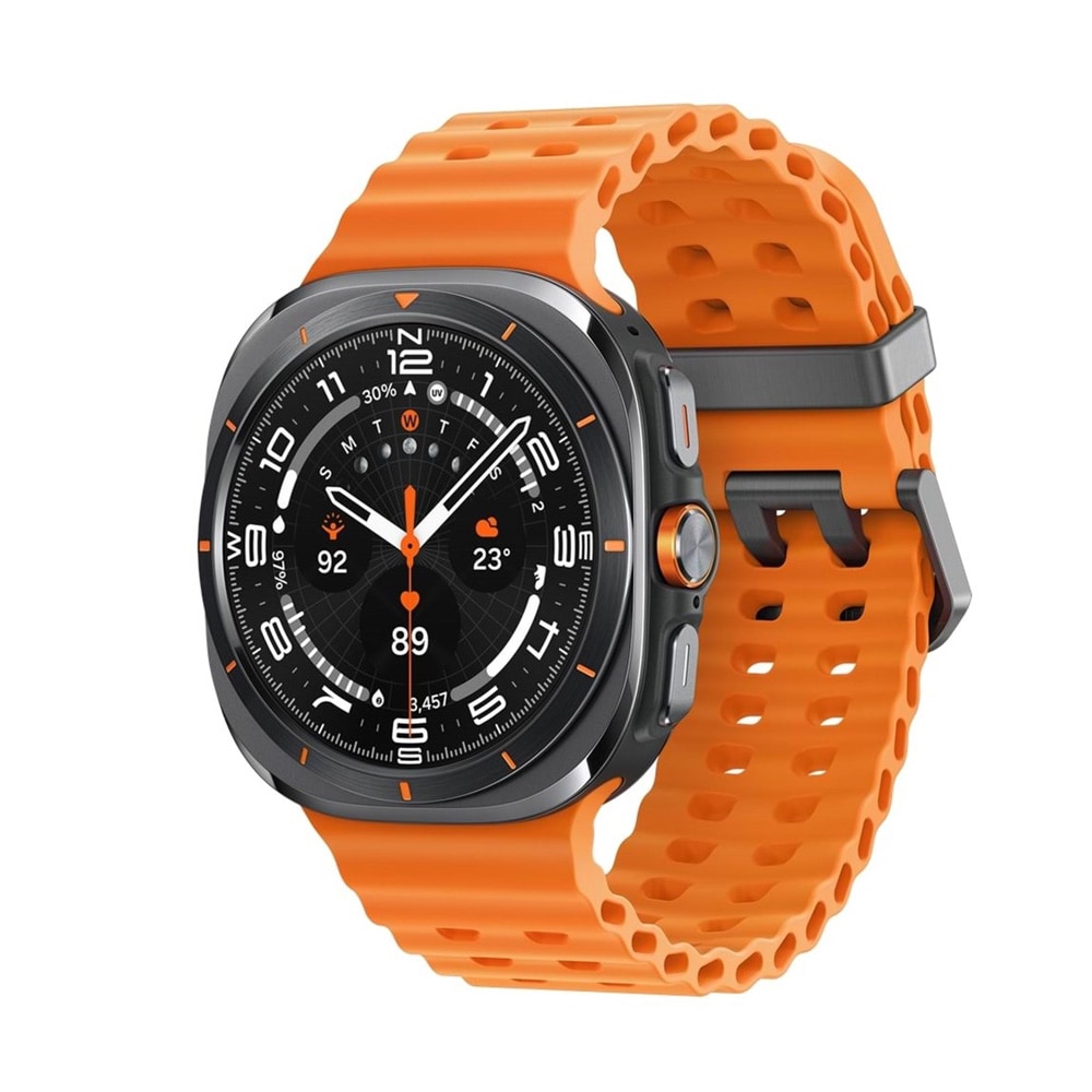 Samsung Galaxy Watch Ultra 47 mm LTE titangrå / AI-smartklokke med eSIM og 64 GB lagringsplass – Refurbished