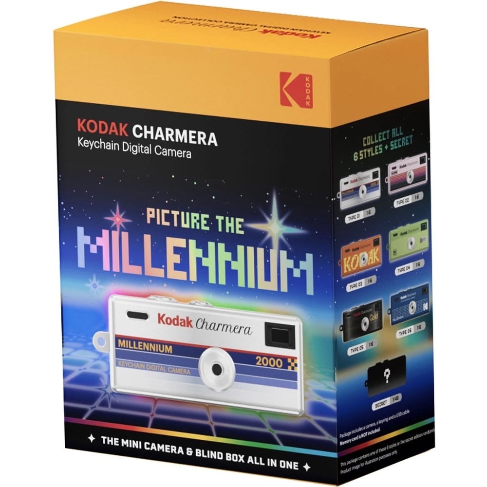 Kodak Charmera Millenium digitalt kompaktkamera med nøkkelring / Digitalt nøkkelringkamera