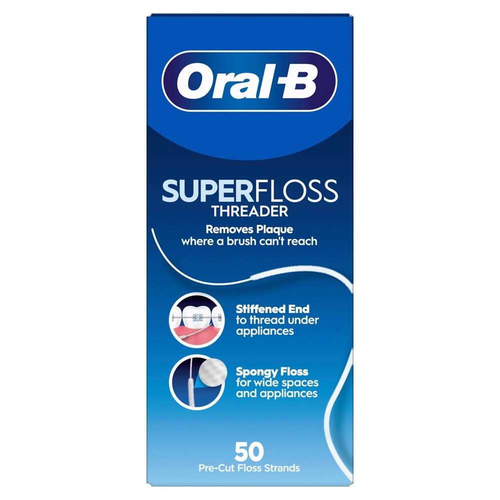 Braun Oral-B Superfloss tanntråd, 2-pakning / Tanntråd / Spesialtanntråd