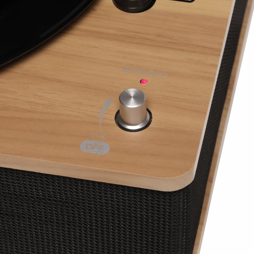 Denver VPB-262LW retro platespiller med Bluetooth / vinylspiller med innebygde høyttalere / LP-spiller