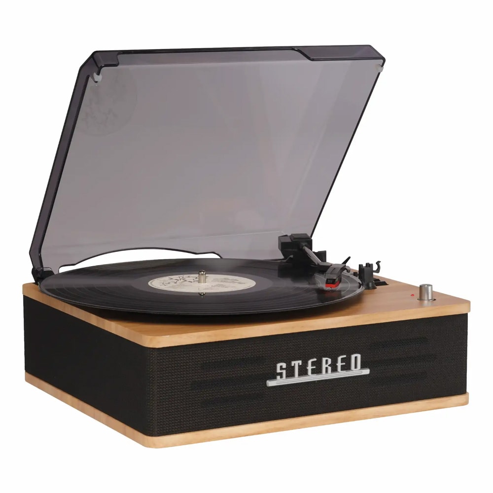 Denver VPB-262LW retro platespiller med Bluetooth / vinylspiller med innebygde høyttalere / LP-spiller