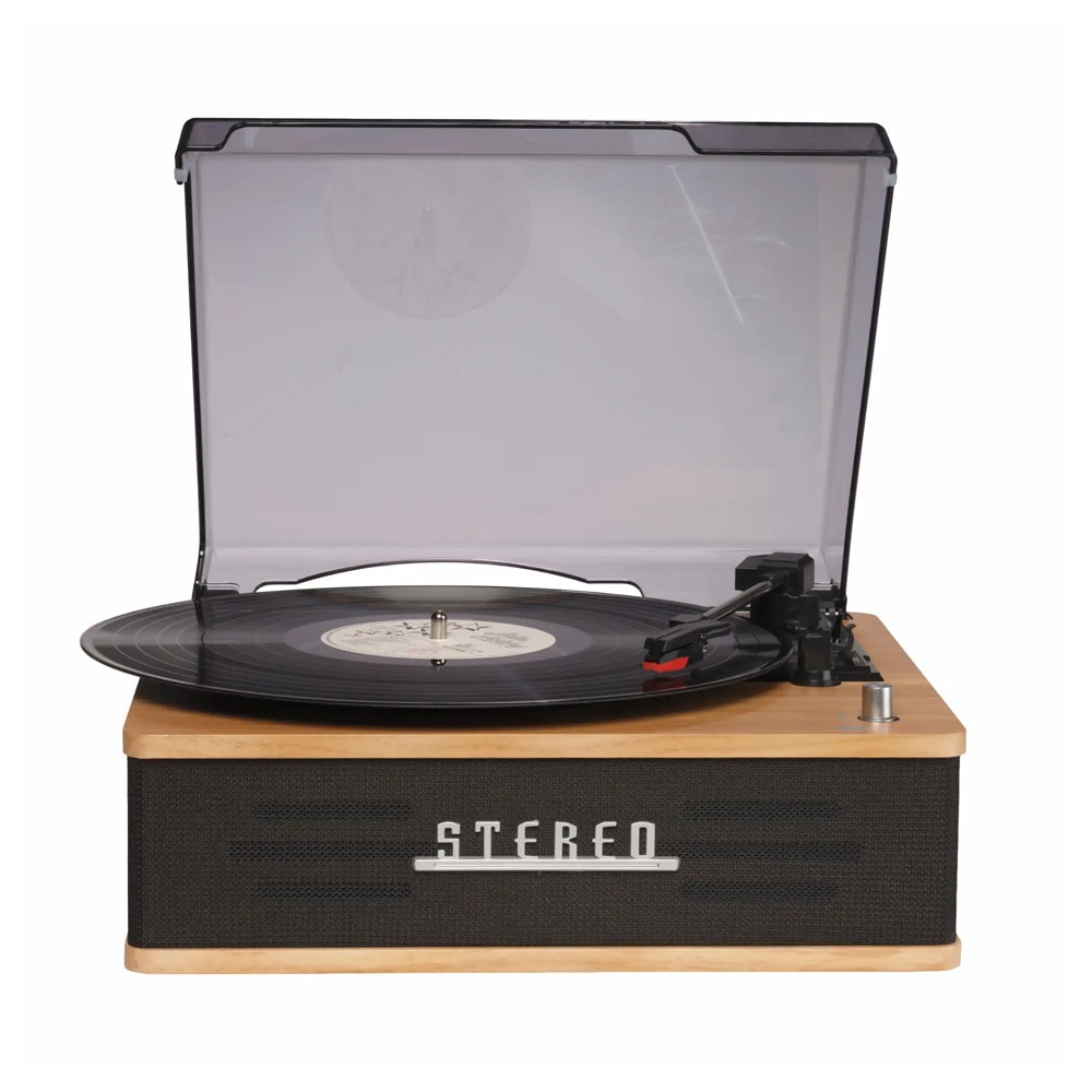 Denver VPB-262LW retro platespiller med Bluetooth / vinylspiller med innebygde høyttalere / LP-spiller