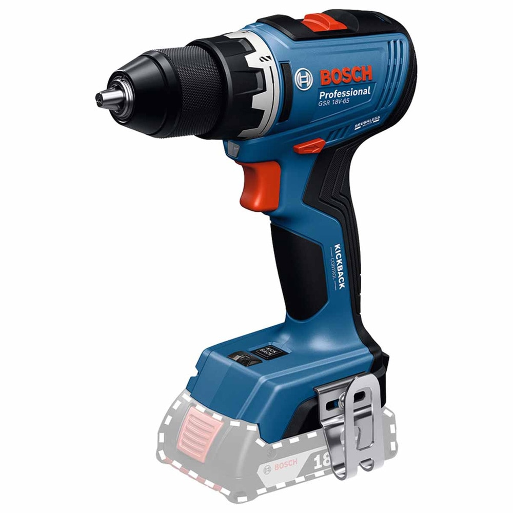 Bosch Professional GSR 18V-65 SOLO batteridrill / bor- og skrumaskin uten batteri og lader