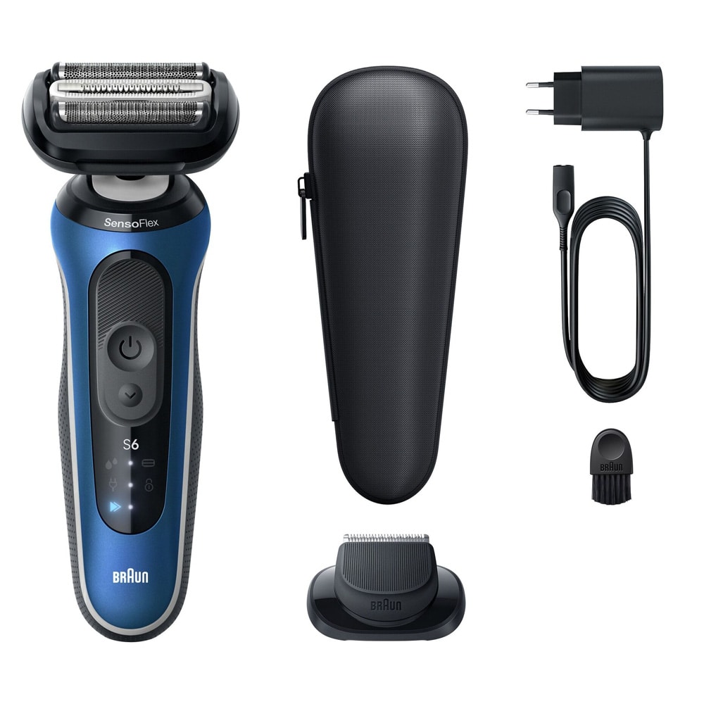Braun Series 6 62-B1200S barbermaskin / elektrisk våt- og tørrbarbermaskin med presisjonstrimmer