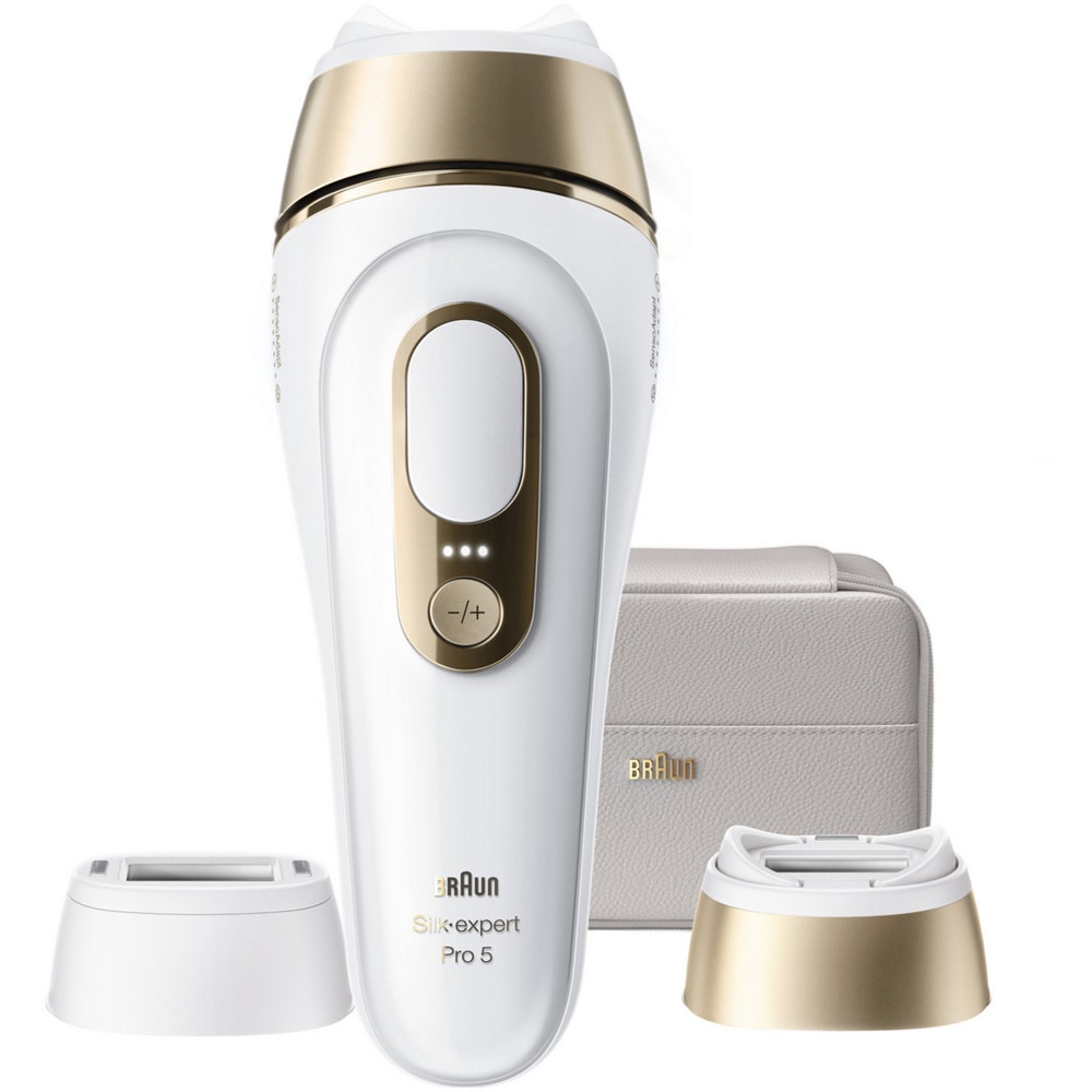 Braun Silk·expert Pro 5 PL5210 IPL-hårfjerner / lysepilator med hudtonesensor og Smart Flex-hode / epilator