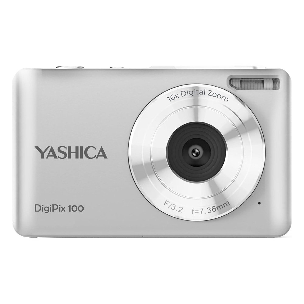 Yashica DigiPix 100 digitalkamera – Sølv / Kompakt digitalkamera / Digitalt reisekamera