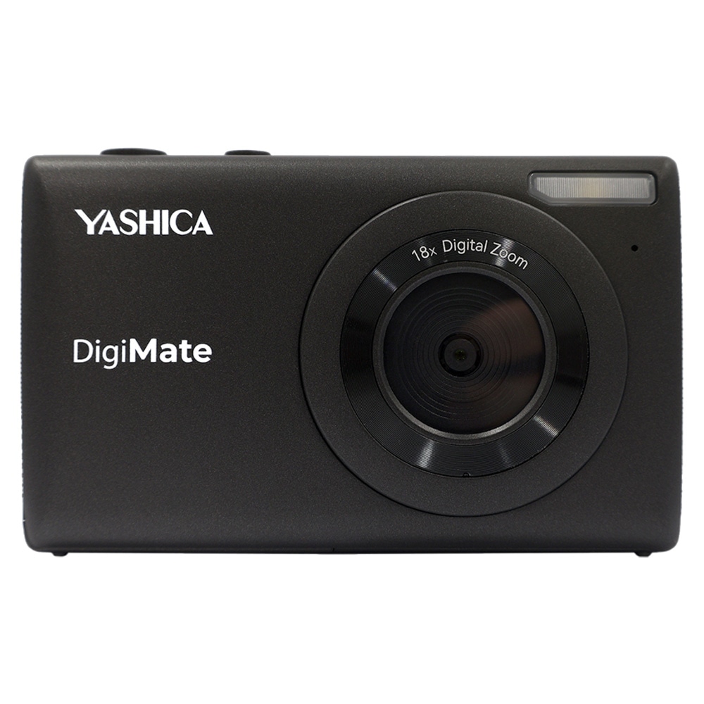 Yashica DigiMate digitalkamera – Svart / Kompakt digitalkamera / Digitalkamera til hverdagsbruk