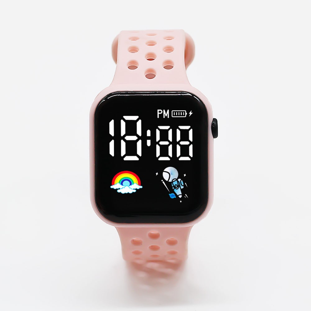 United armbåndsur – Rosa / Digitalt armbåndsur / Digital klokke