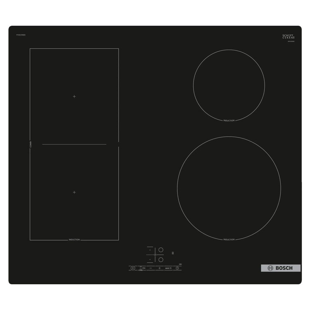 Bosch Serie 4 induksjonsplate PVS61RBB5E / Innbyggingsplate / CombiZone-induksjonsplate