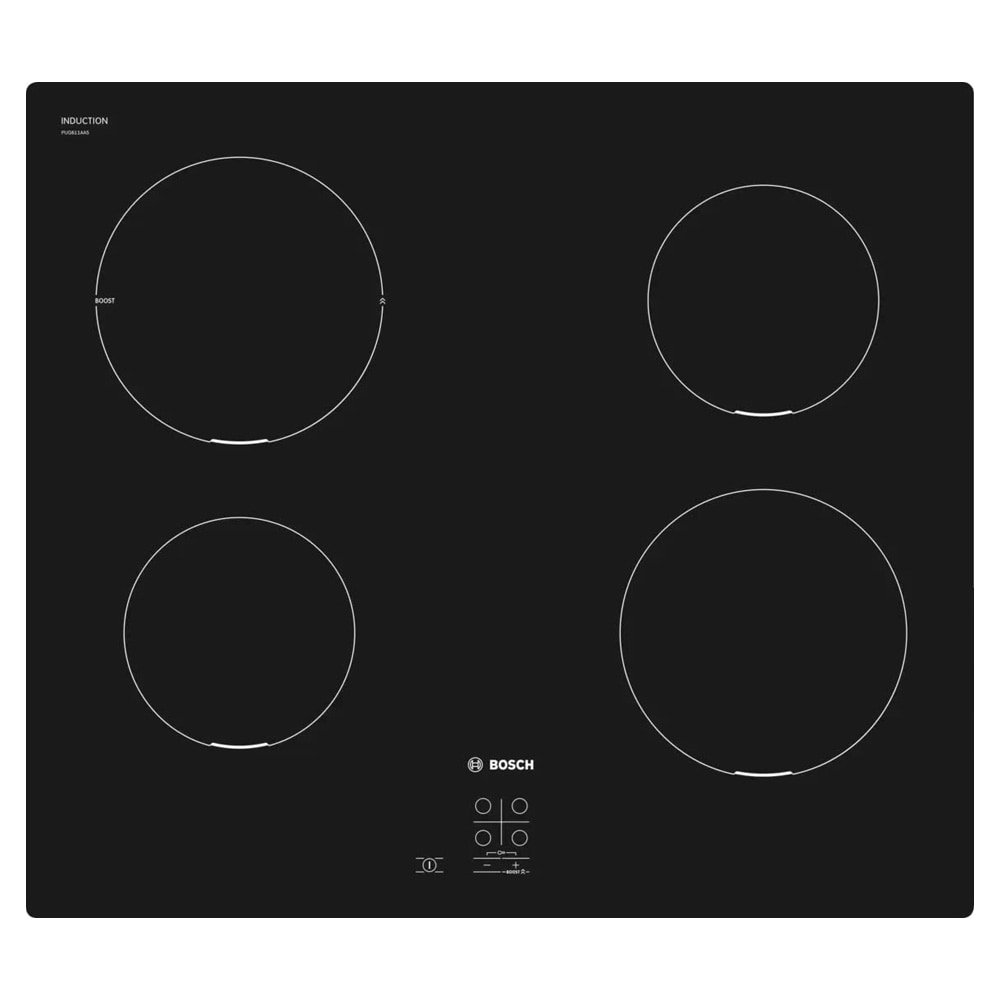 Bosch induksjonskomfyr PUG611AA5E / Innbyggingskomfyr / TouchControl-komfyr