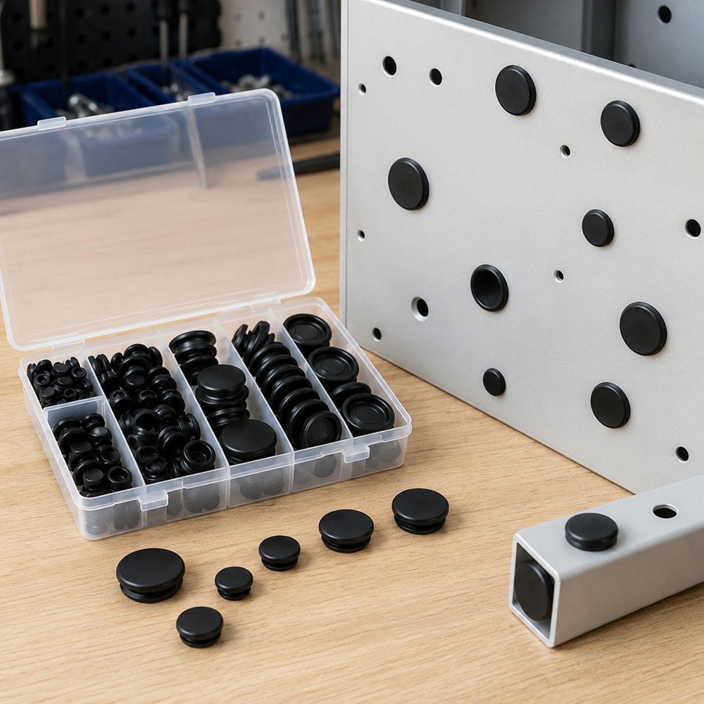 Eske med gummipakninger – 200 deler / O-ringsett / Gummipakninger