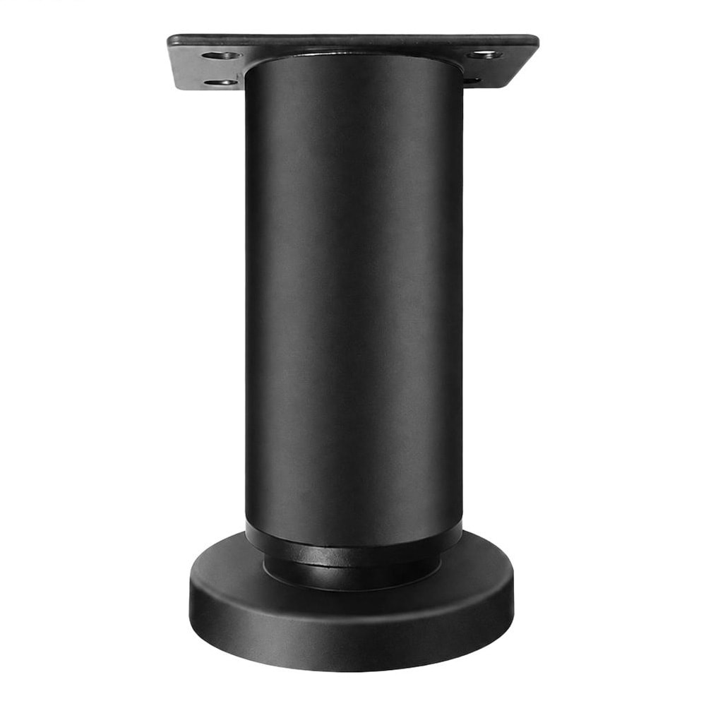 Justerbart møbelben 8–12 cm – Svart / Møbelstøtte / Høydejusterbart møbelben