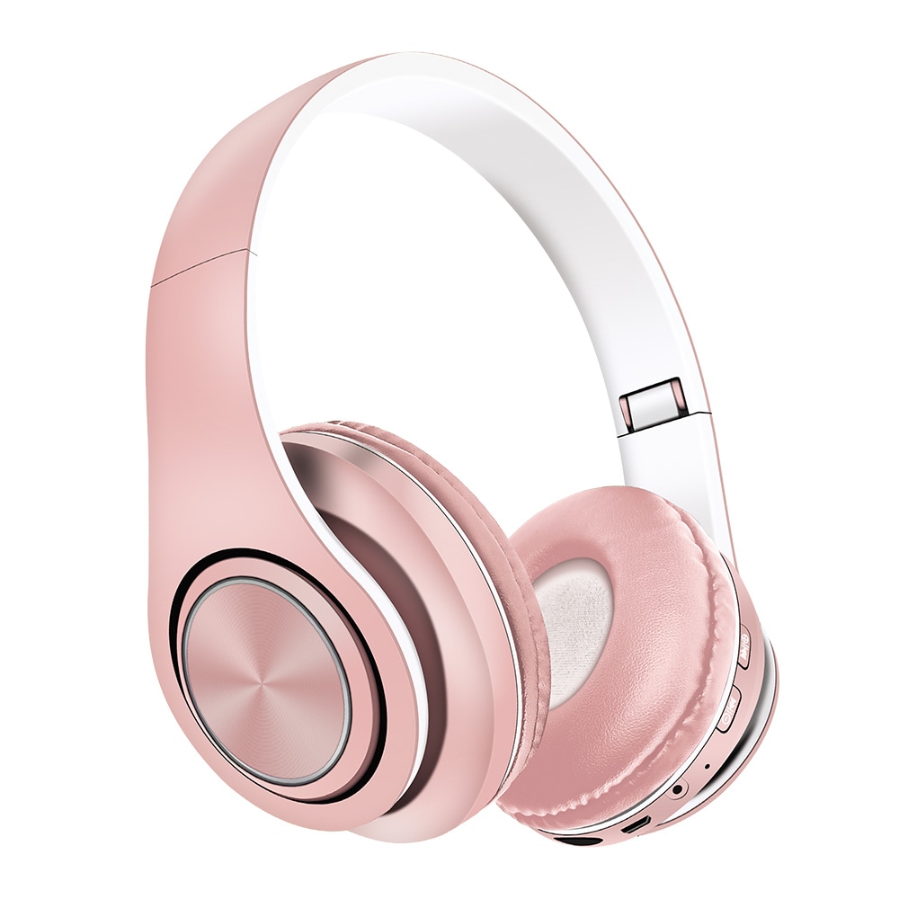 United Bluetooth-hodesett – Rosa / hodetelefoner med mikrofon / trådløst hodesett