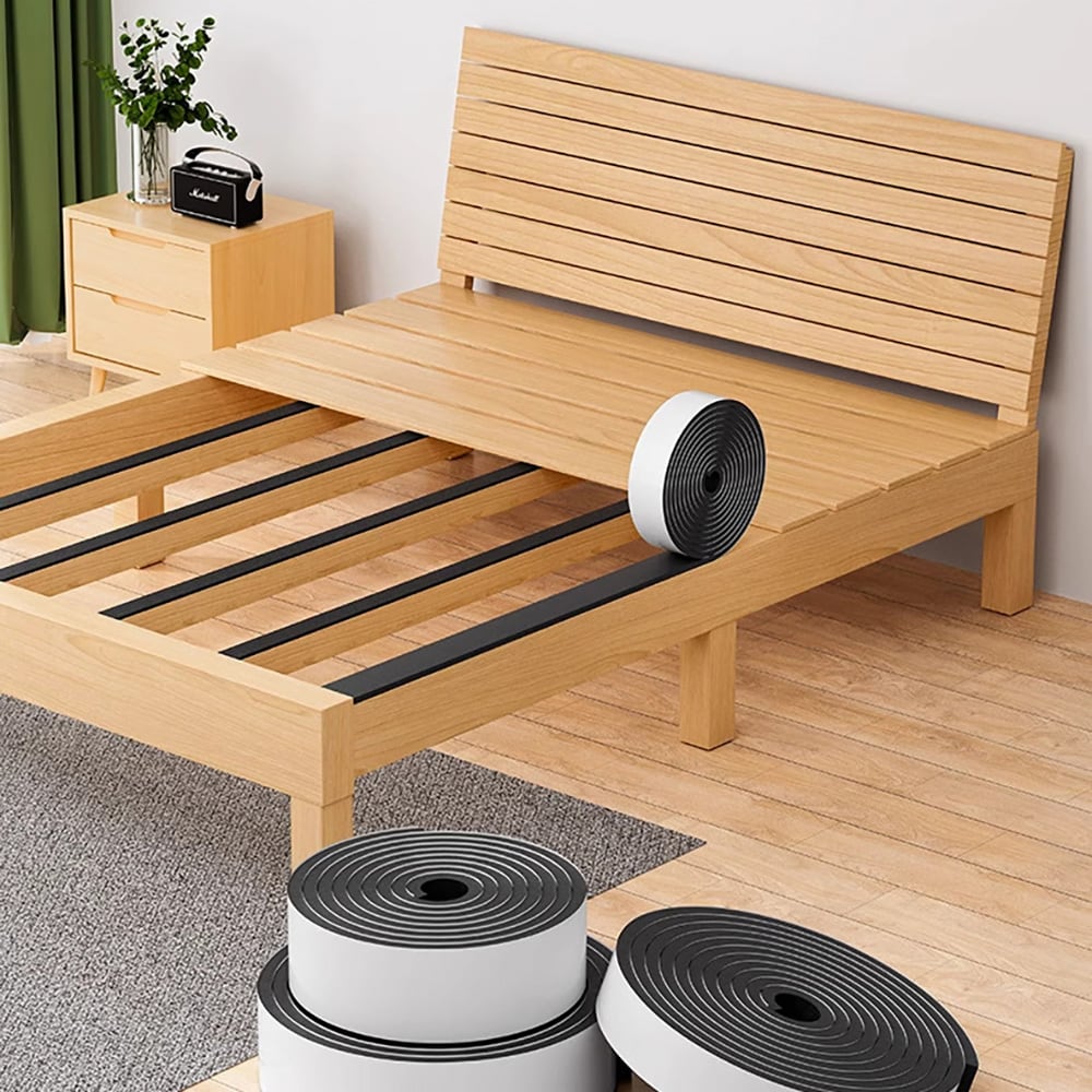 Selvklebende lydisoleringslist i EVA-skum – 4 cm × 5 m / Skumtettingslist / Lyddempingslist