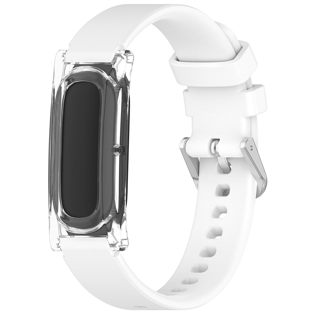 Etui med armbånd til Google Fitbit Air – Hvitt / Beskyttelsesetui med rem / Fitbit-armbånd
