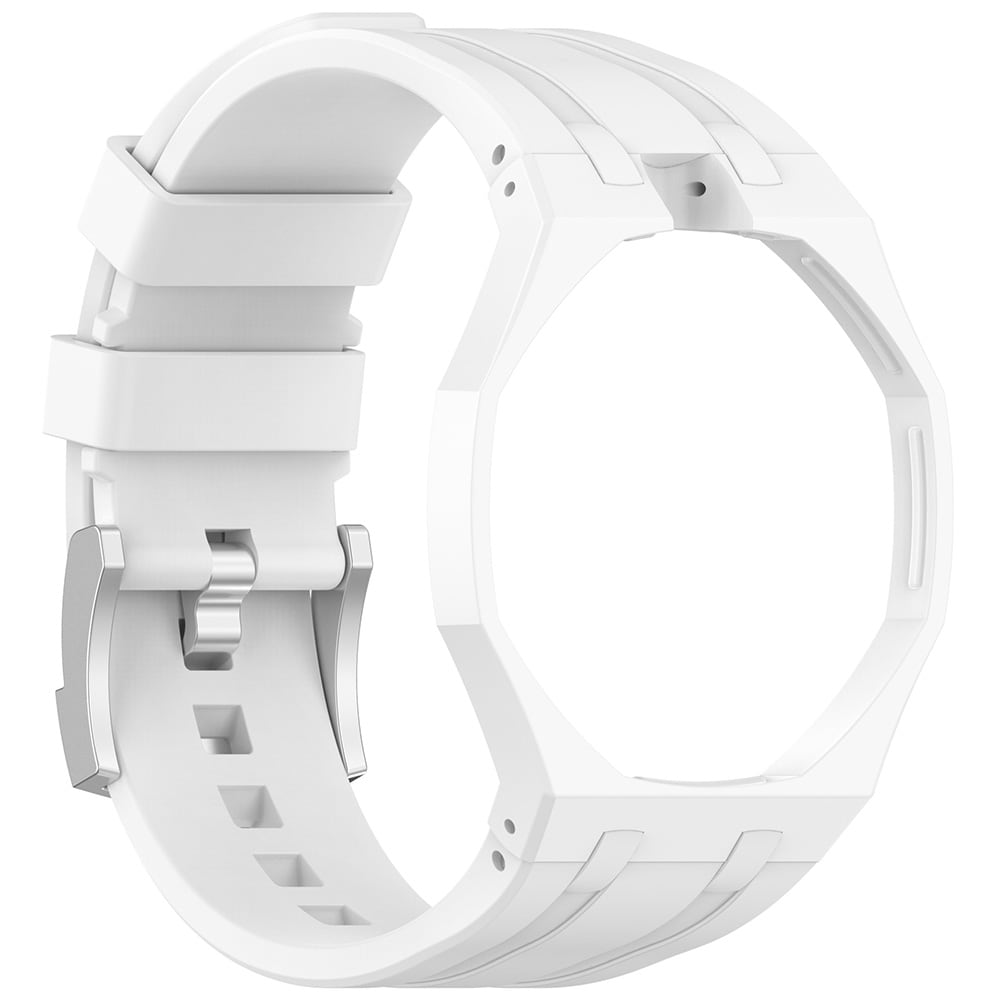 Silikonarmbånd til Swatch × Audemars Piguet – Hvit / Armbånd / Armbånd til smartklokker