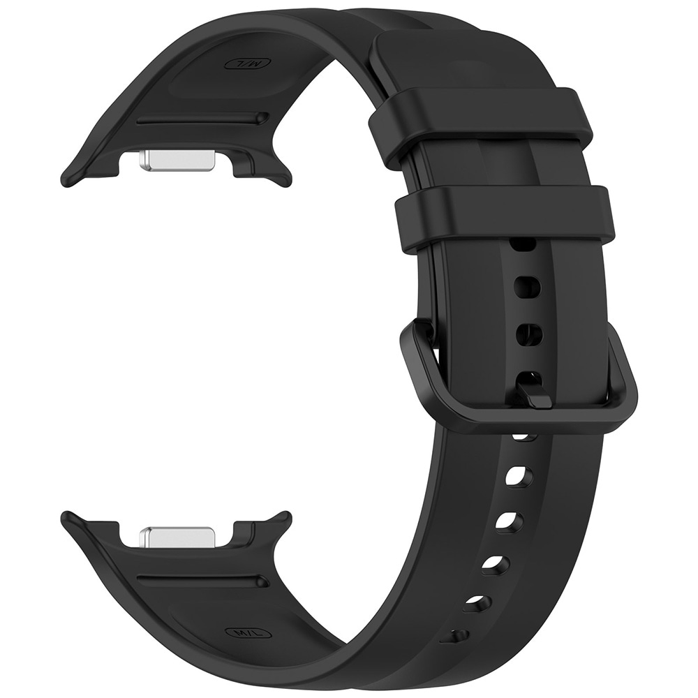Silikonarmbånd til Samsung Galaxy Watch9 – Svart, størrelse S / Armbånd / Armbånd til smartklokker