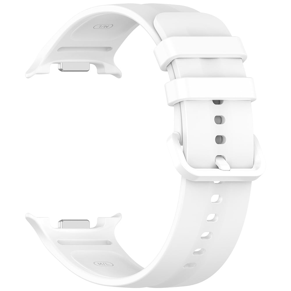 Silikonarmbånd til Samsung Galaxy Watch9 – Hvit, størrelse L / Armbånd / Armbånd til smartklokker