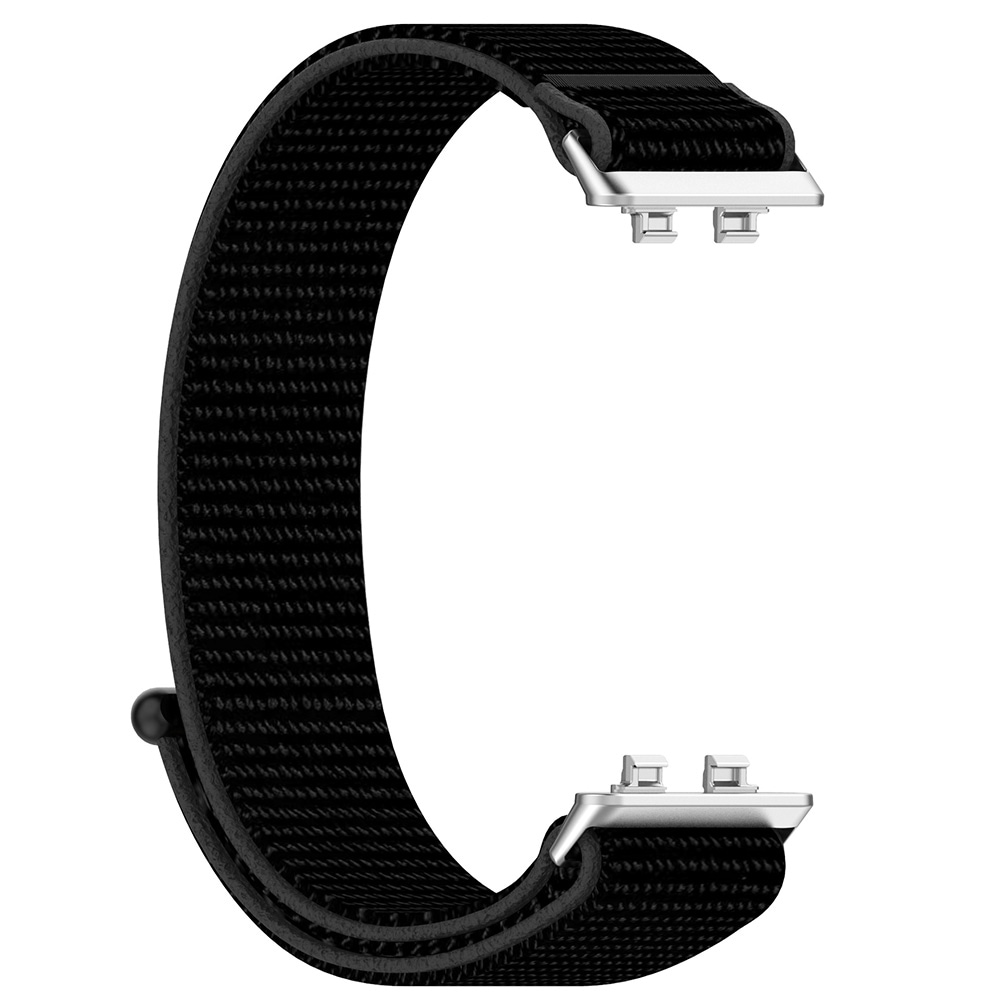 Armbånd med borrelås til Huawei Band 11 Pro – Svart / Armbånd med borrelås / Tekstilarmbånd