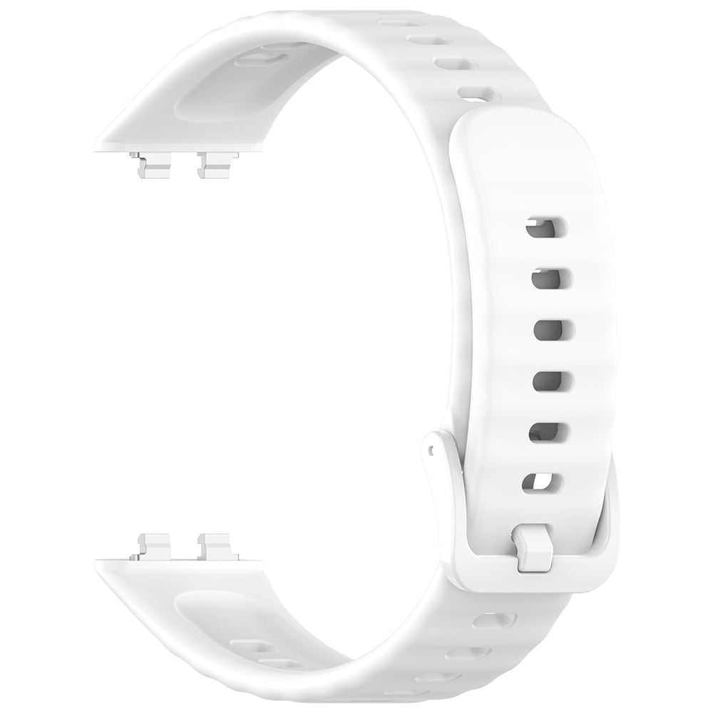 Silikonarmbånd til Huawei Band 11 Pro – Hvit / Silikonarmbånd / Sportarmbånd