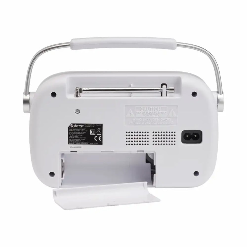 FM-radio med Bluetooth – Hvit / FM-radio / Bluetooth-radio