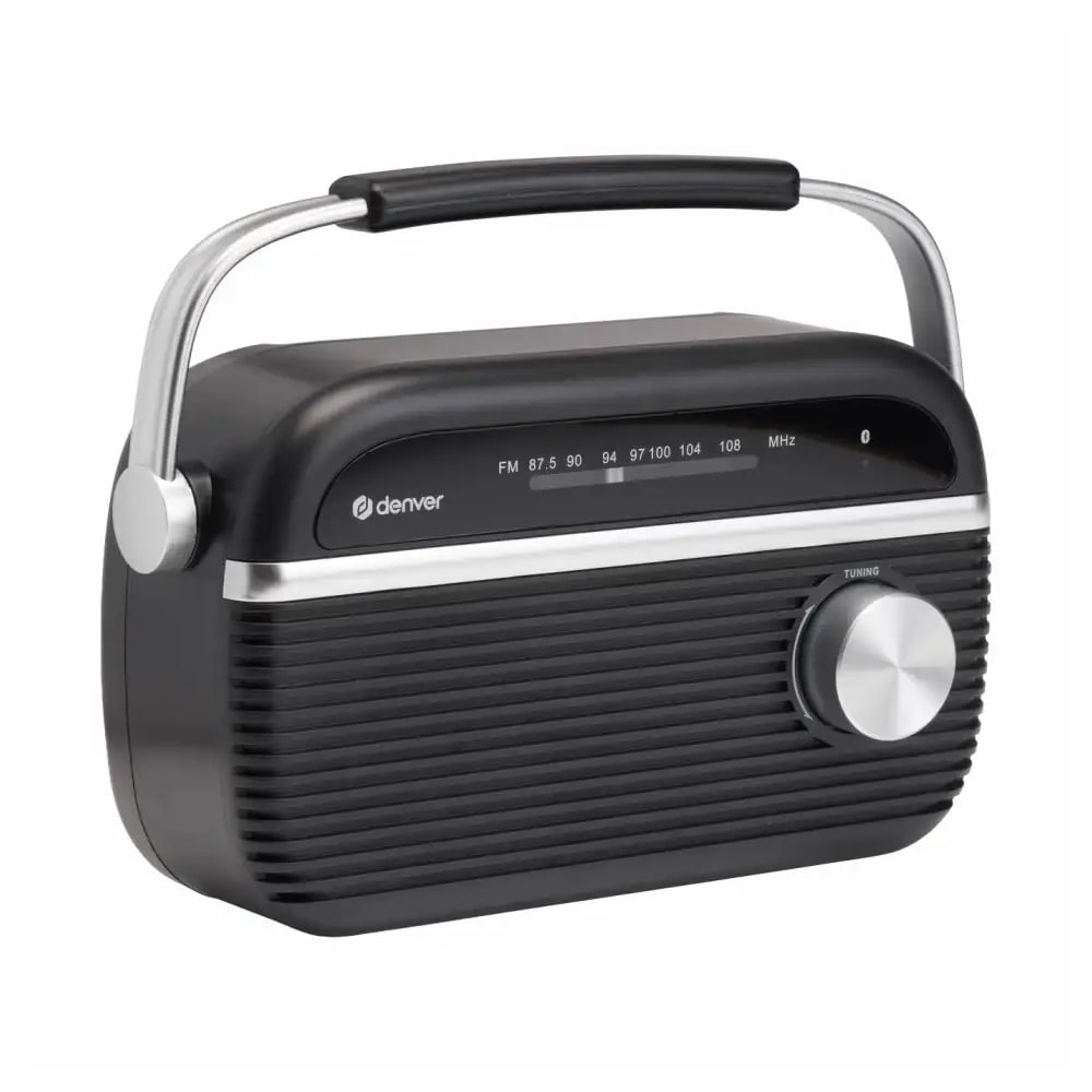 FM-radio med Bluetooth – Svart / FM-radio / Bluetooth-radio