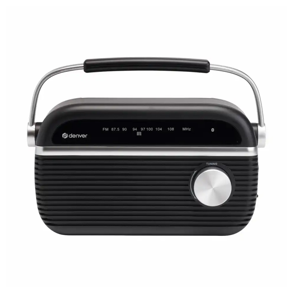 FM-radio med Bluetooth – Svart / FM-radio / Bluetooth-radio