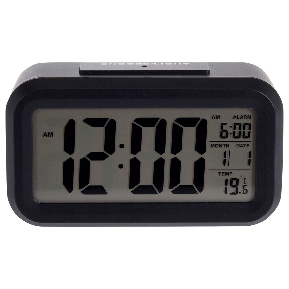 Digital vekkerklokke med bakgrunnsbelysning og snooze-funksjon / Vekkerklokke / Digital vekker