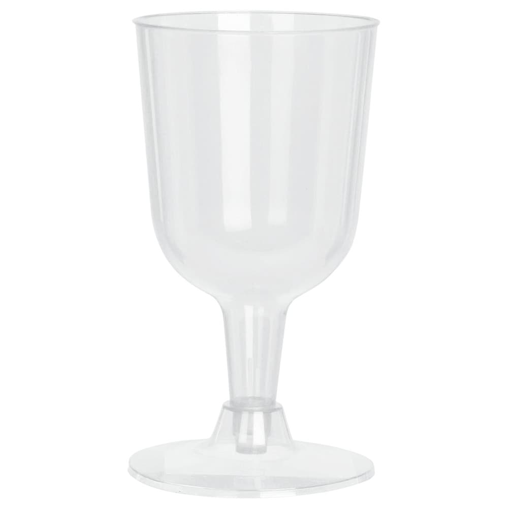 8-pakning med vinglass i plast, 160 ml – Gjennomsiktige / Vinglass i plast / Gjenbrukbare vinglass