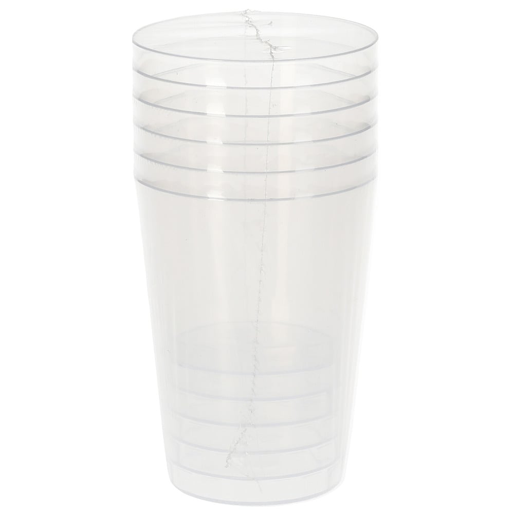 12-pakning med drikkeglass i plast, 280 ml – Gjennomsiktig / Plastglass / Gjenbrukbare drikkeglass