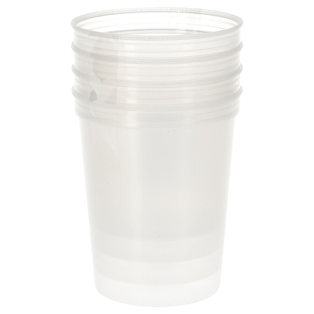 12-pakning med drikkeglass i plast, 500 ml – Gjennomsiktig / Plastglass / Gjenbrukbare drikkeglass