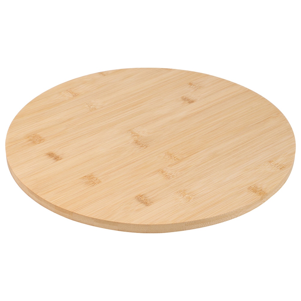 Roterende serveringsbrett i bambus, Ø 35 cm / Roterende brett i bambus / Roterende ostebrett