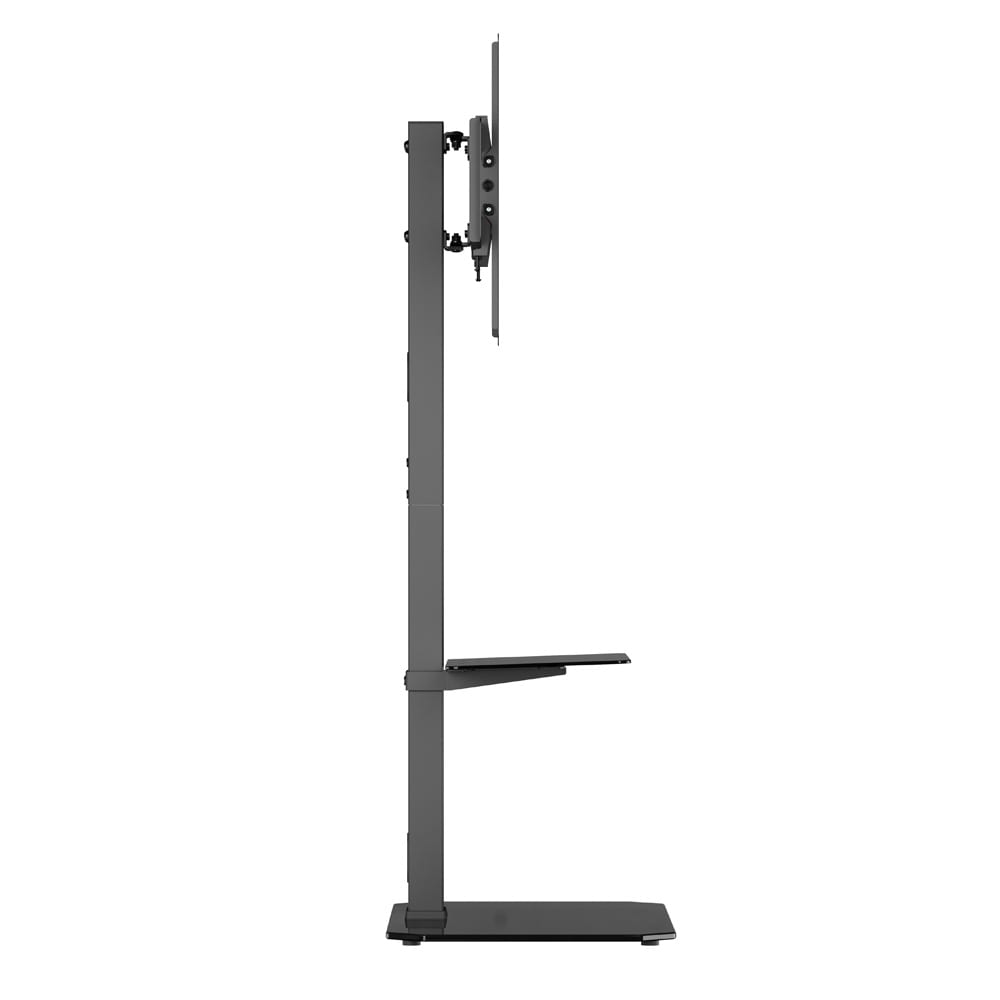 Gulvstativ for TV 43–86″ / TV-stativ med VESA 600×400 og maks. 60 kg – Svart