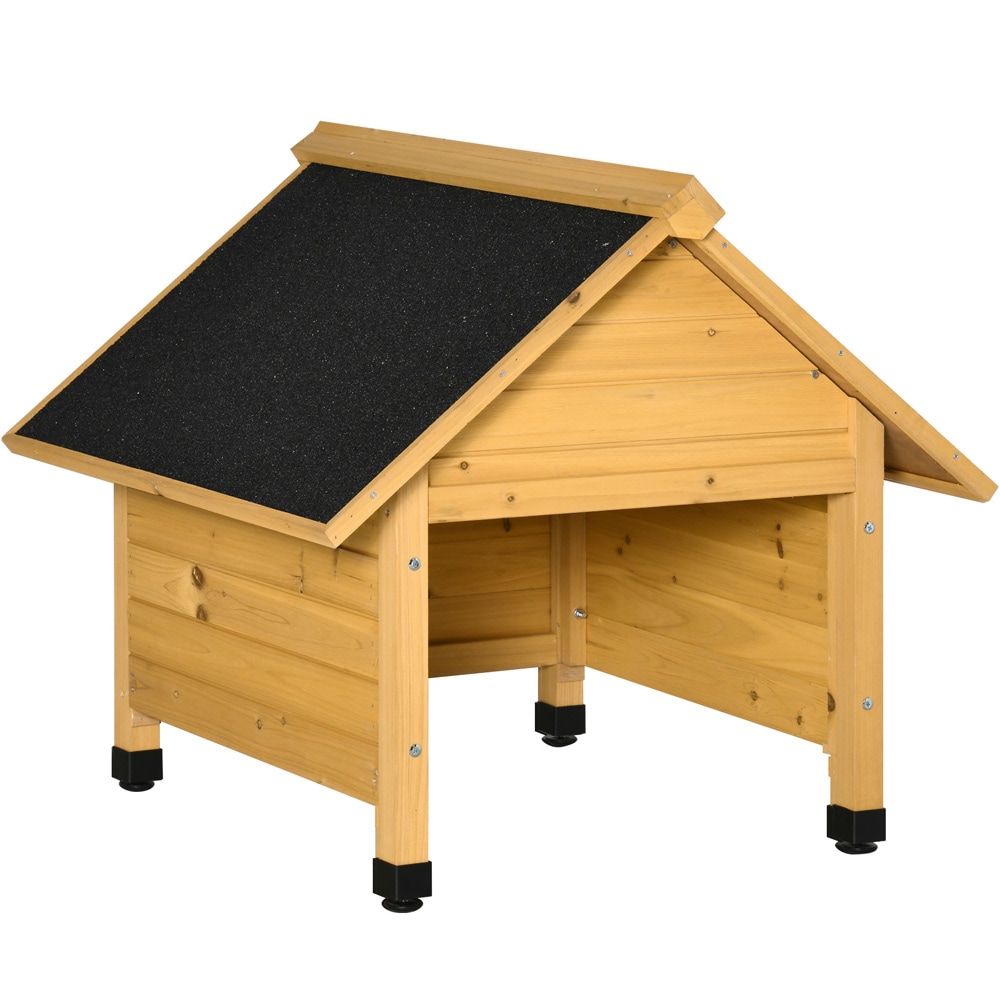 Garasje for robotgressklipper 75×76×70 cm / robotklippergarasje i tre med vanntett tak