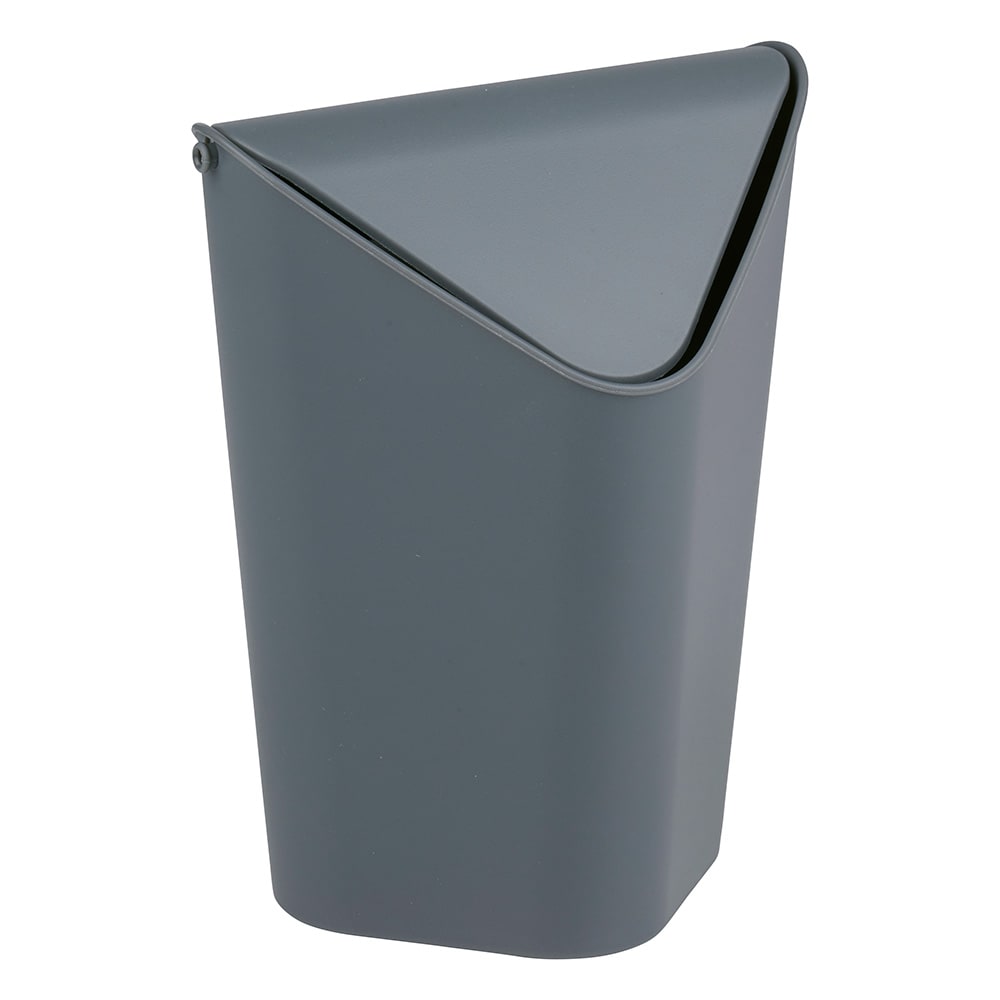 Papirkurv til skrivebordet 12x11x18 cm – Grå / Skrivebords-papirkurv / Søppelkurv
