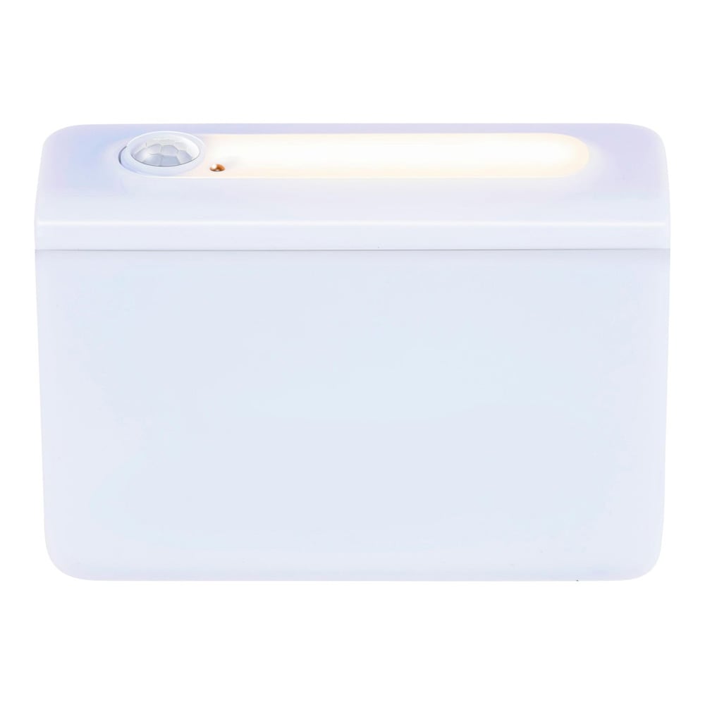 LED-lampe med bevegelsessensor og varmhvit belysning – Svart / Bevegelsessenserstyrt LED-lampe / LED-lampe for veggmontering