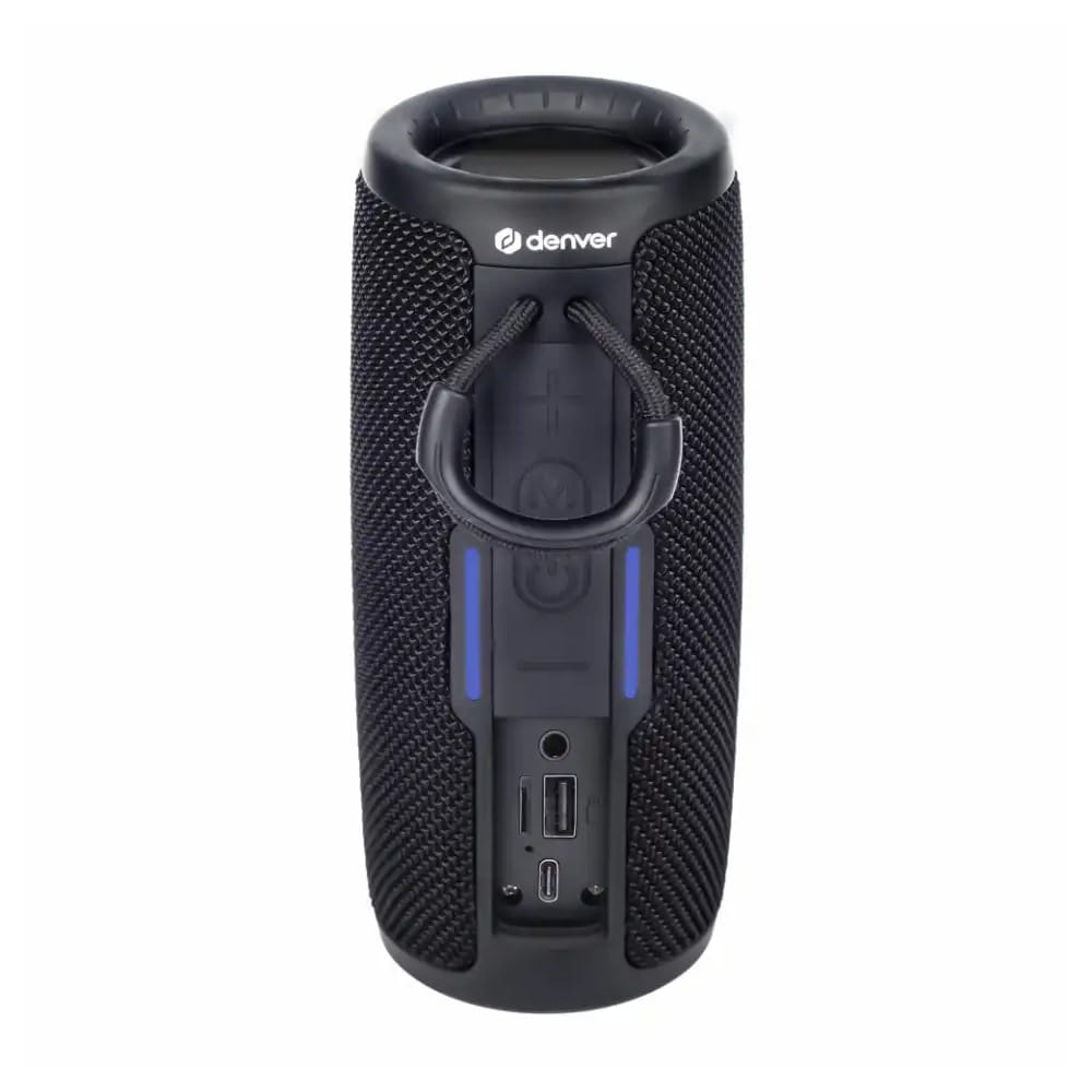 Denver BTV-150B Bluetooth-høyttaler – Svart / trådløs høyttaler / bærbar høyttaler