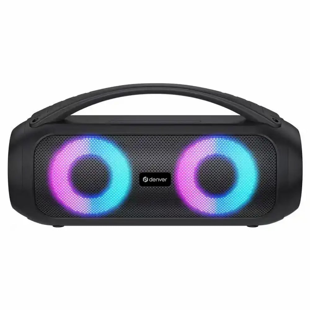 Denver BTG-618 Bluetooth-høyttaler / høyttaler 2×20 W med LED-lys, TWS og IPX4