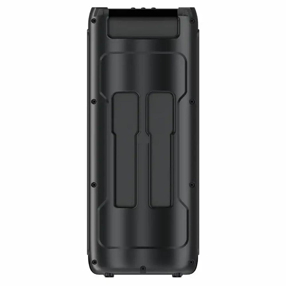 Denver BPS-355 festhøyttaler / Bluetooth-høyttaler med LED-lys, karaoke, TWS og hjul