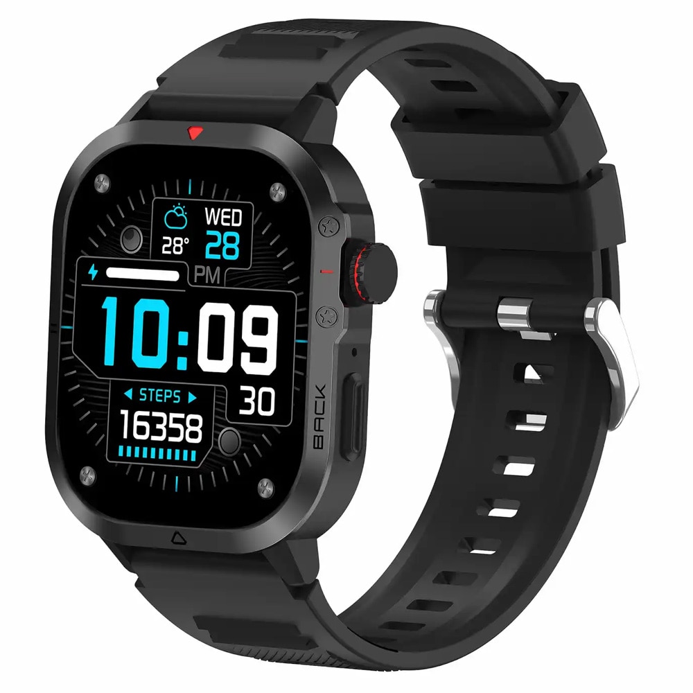 Denver SWC-195B Smartwatch – Svart / aktivitetsklokke / smartklokke