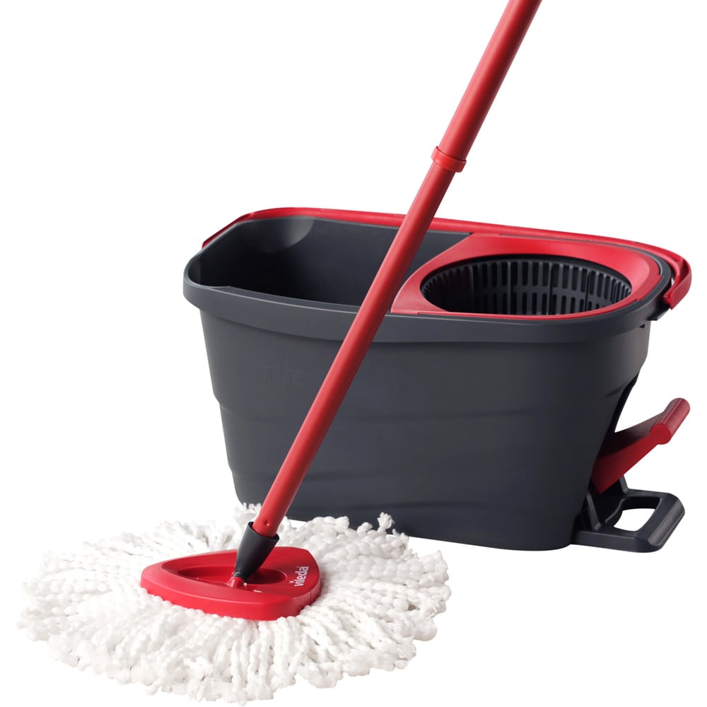 Vileda Turbo Smart sentrifugemopp / sentrifugemopp med bøtte / mikrofibermopp