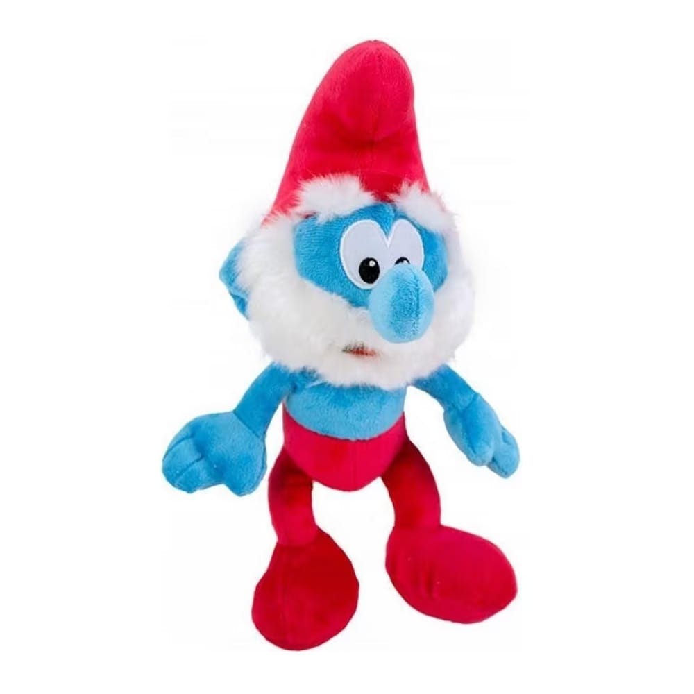 Gammelsmurf i plysj / Smurf-kosedyr / Kosedyrfigur