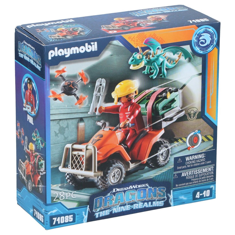 Playmobil DreamWorks Dragons The Nine Realmes / Icaris Quad 71085 / Leksett med Phil og dragen