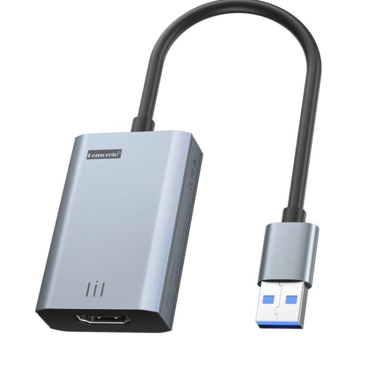 Lemorele LC06 Plus USB til HDMI-adapter / videoadapter for skjerm, TV og projektor